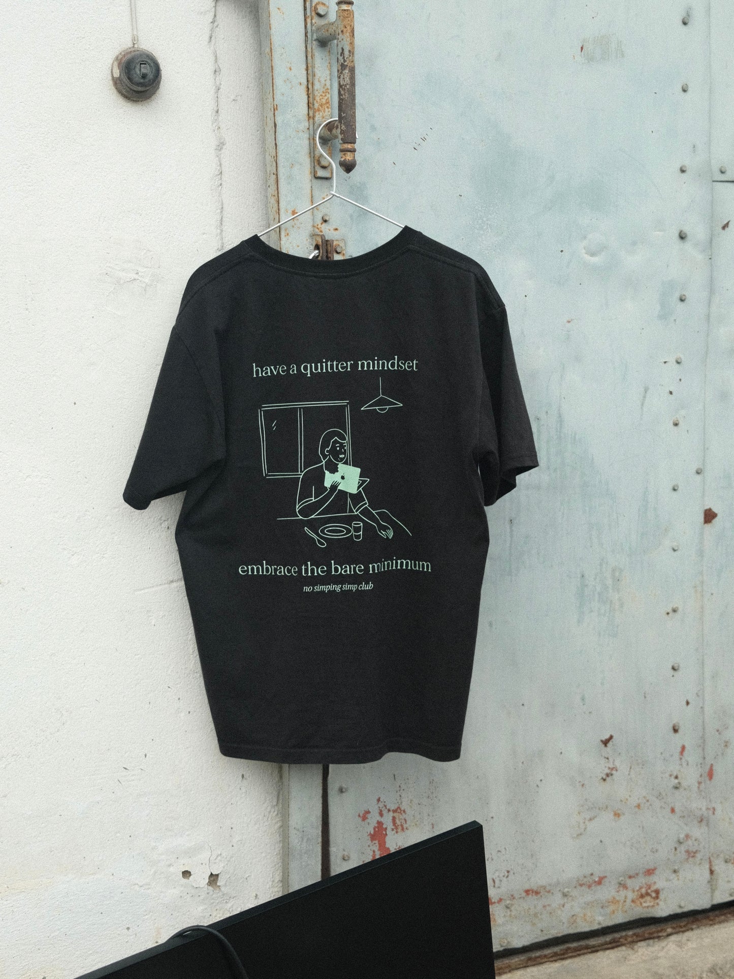 Quitter mindset T-shirt - breakfasting