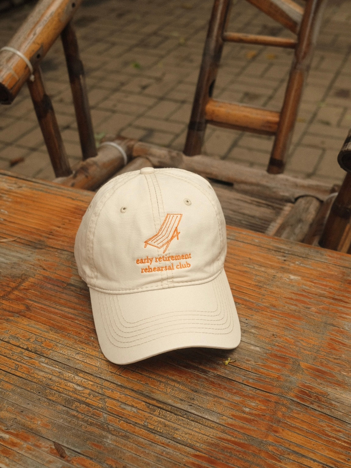 "Early retirement" embroidery cap