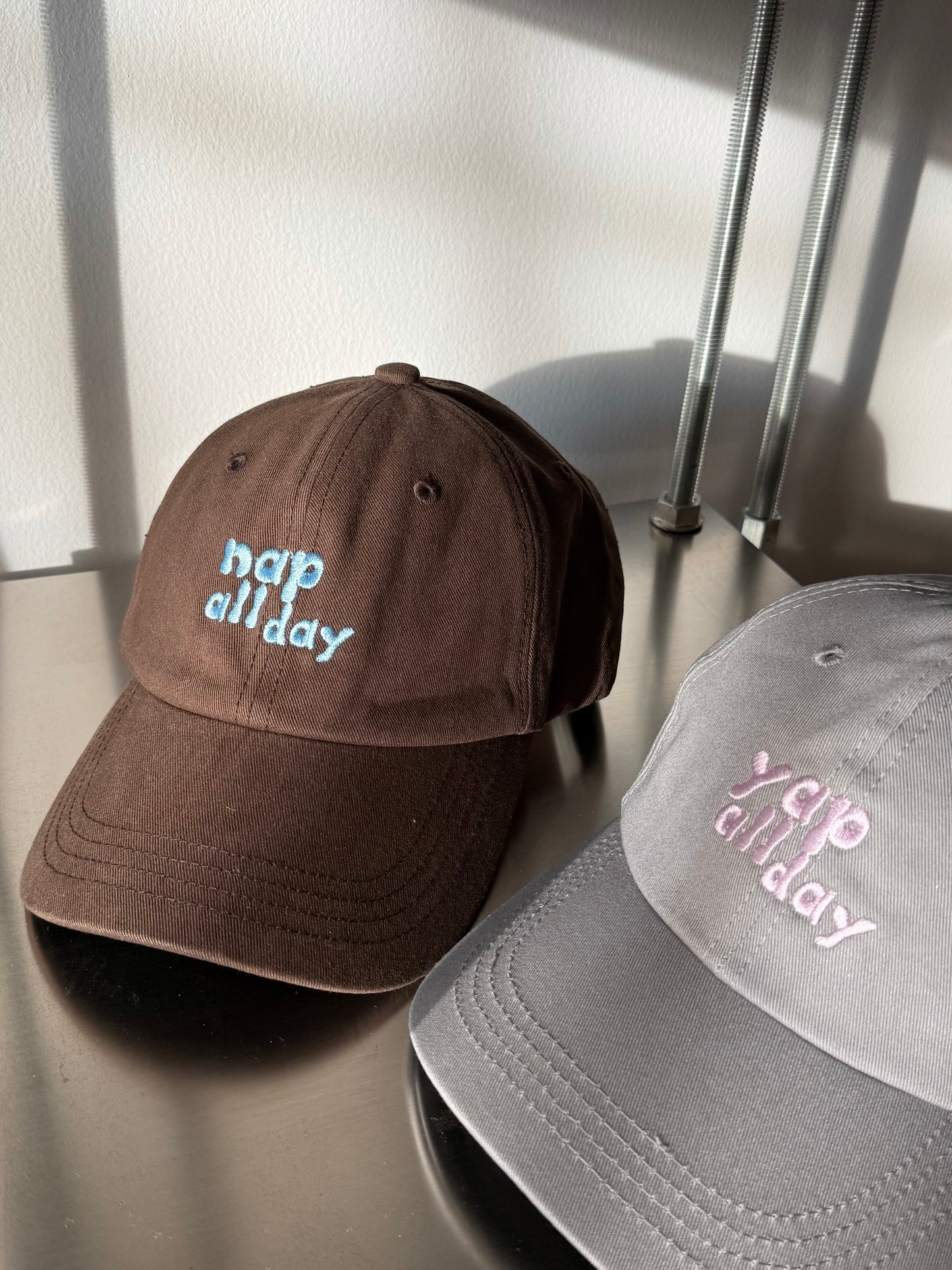 "Yap all day" embroidery cap