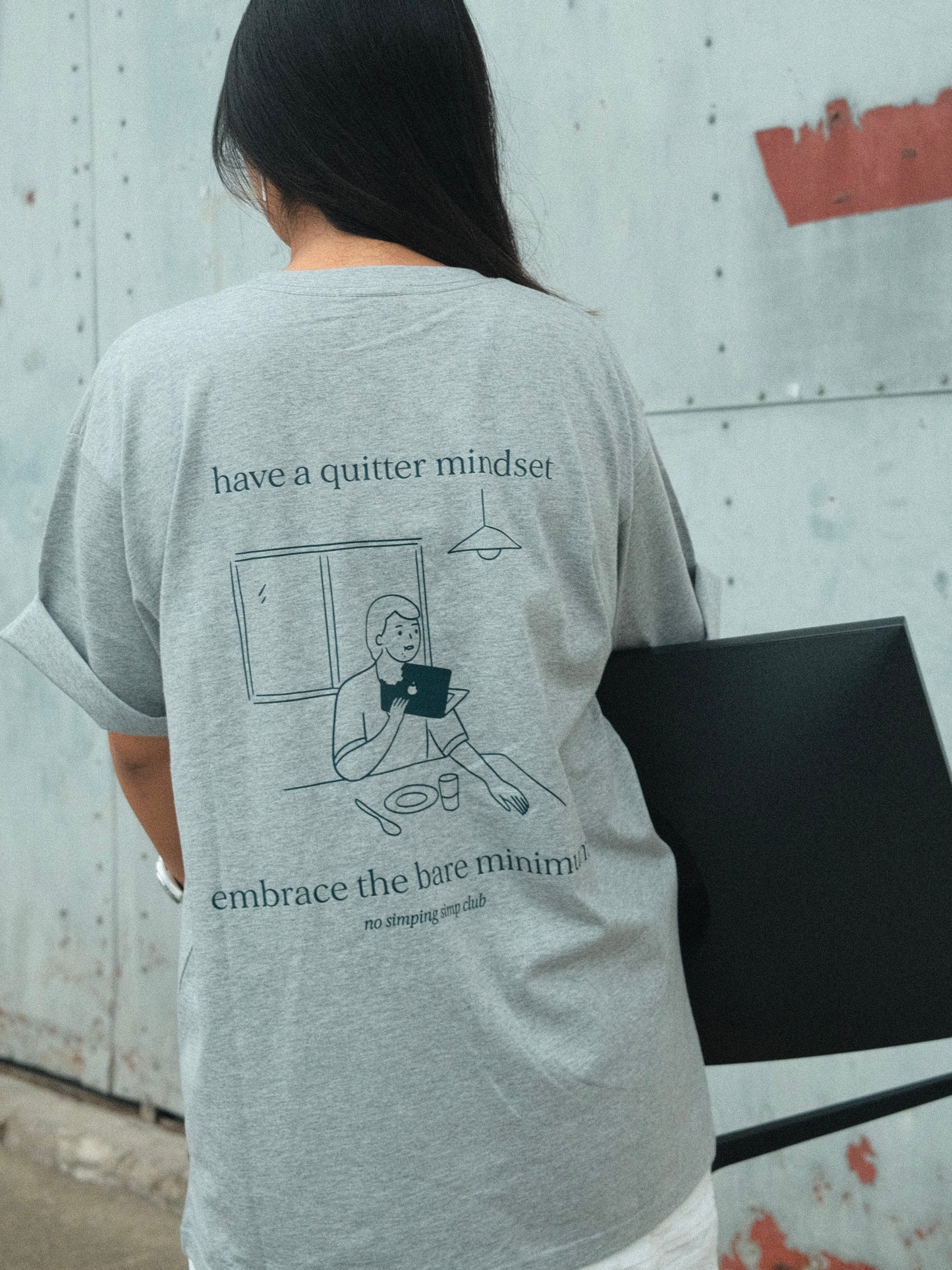Quitter mindset T-shirt - breakfasting