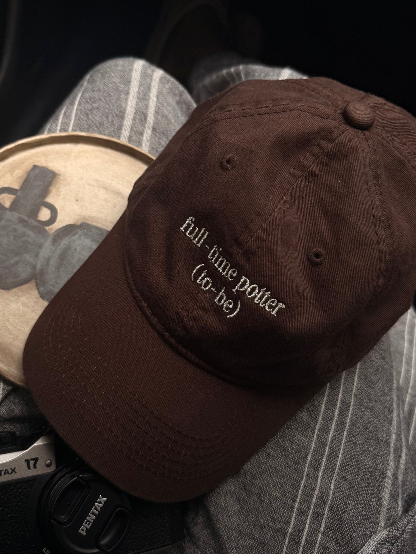 "Full-time potter" Cap (pre-order)