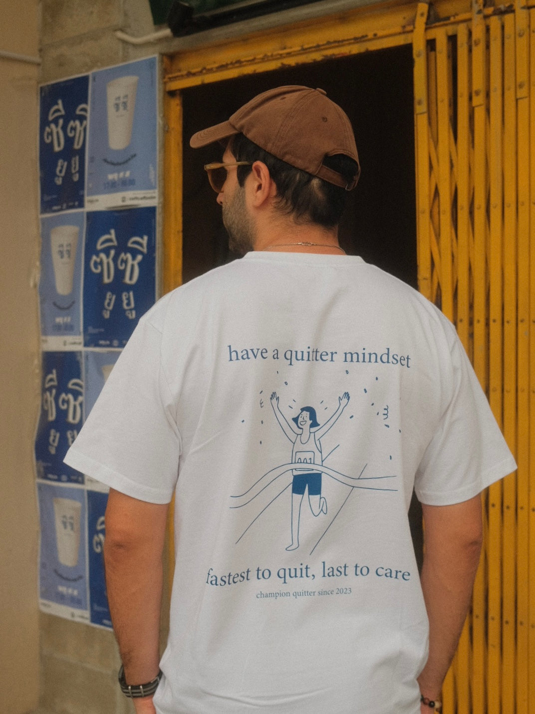 Quitter Champion graphic T-shirt
