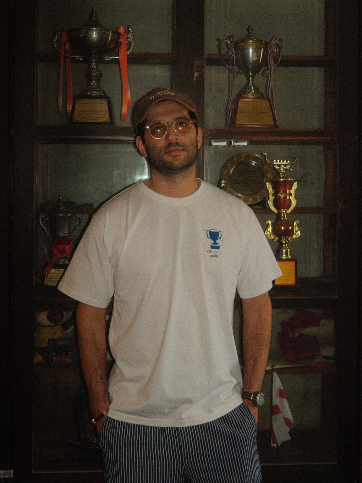 Quitter Champion graphic T-shirt