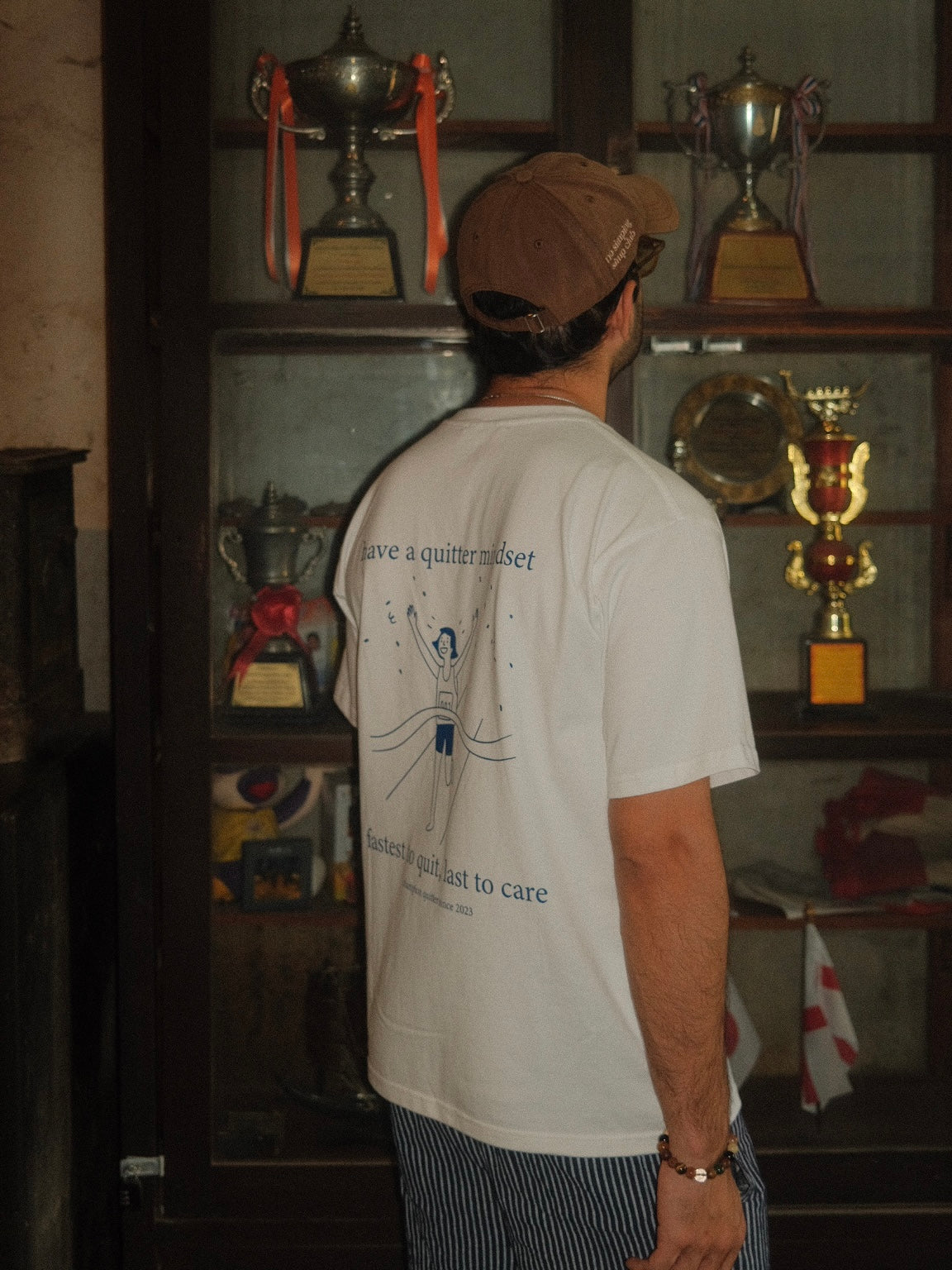 Quitter Champion graphic T-shirt