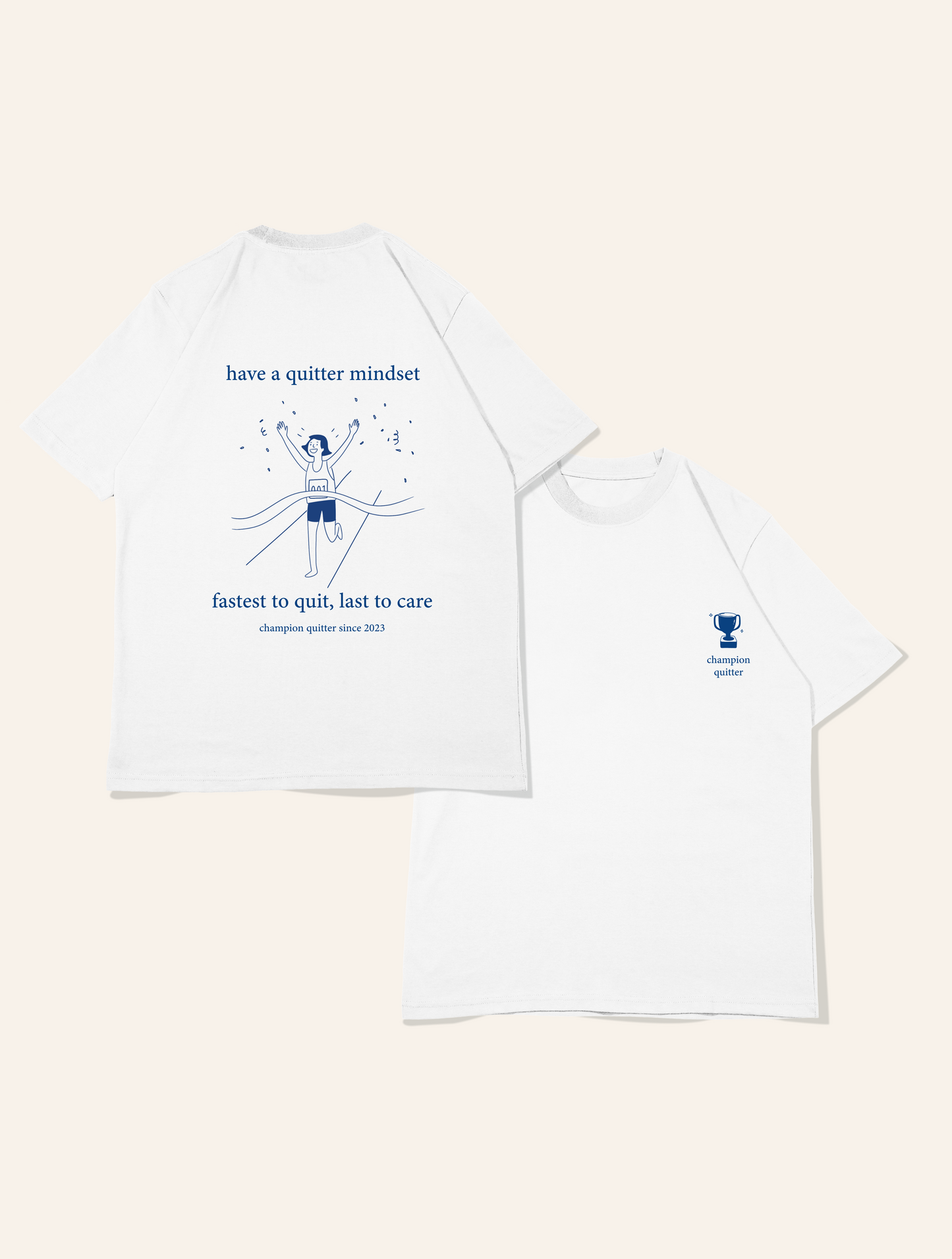 Quitter Champion graphic T-shirt