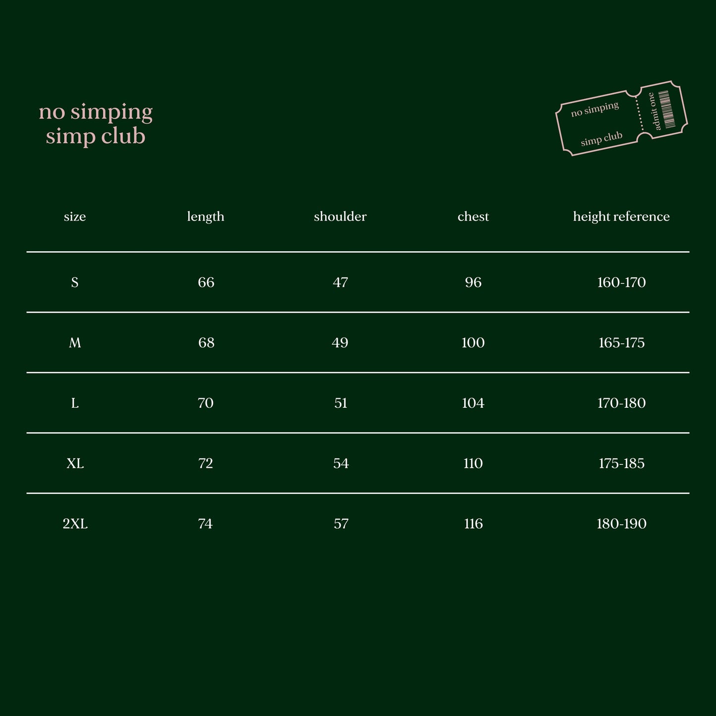 No simping simp club logo t-shirt | White