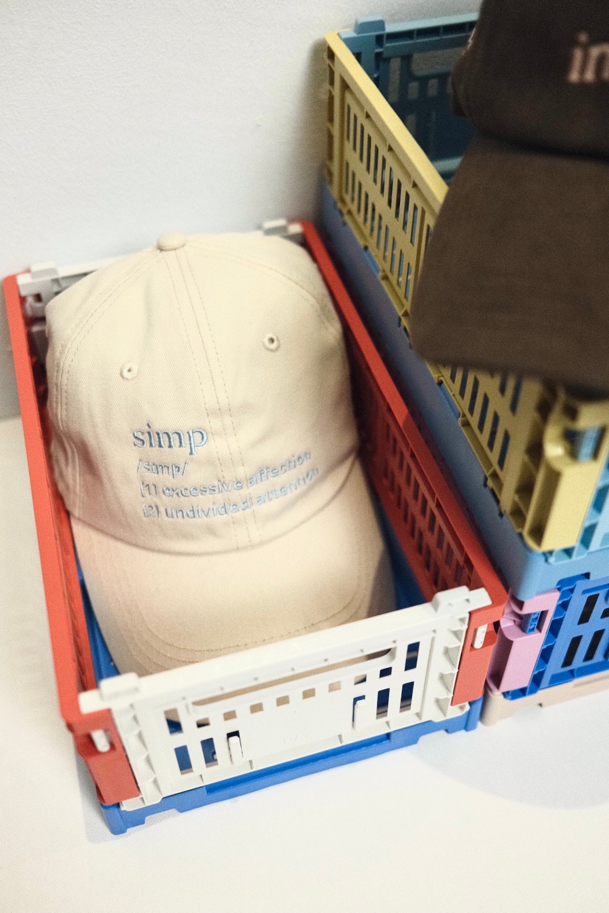 “Definition” embroidery cap
