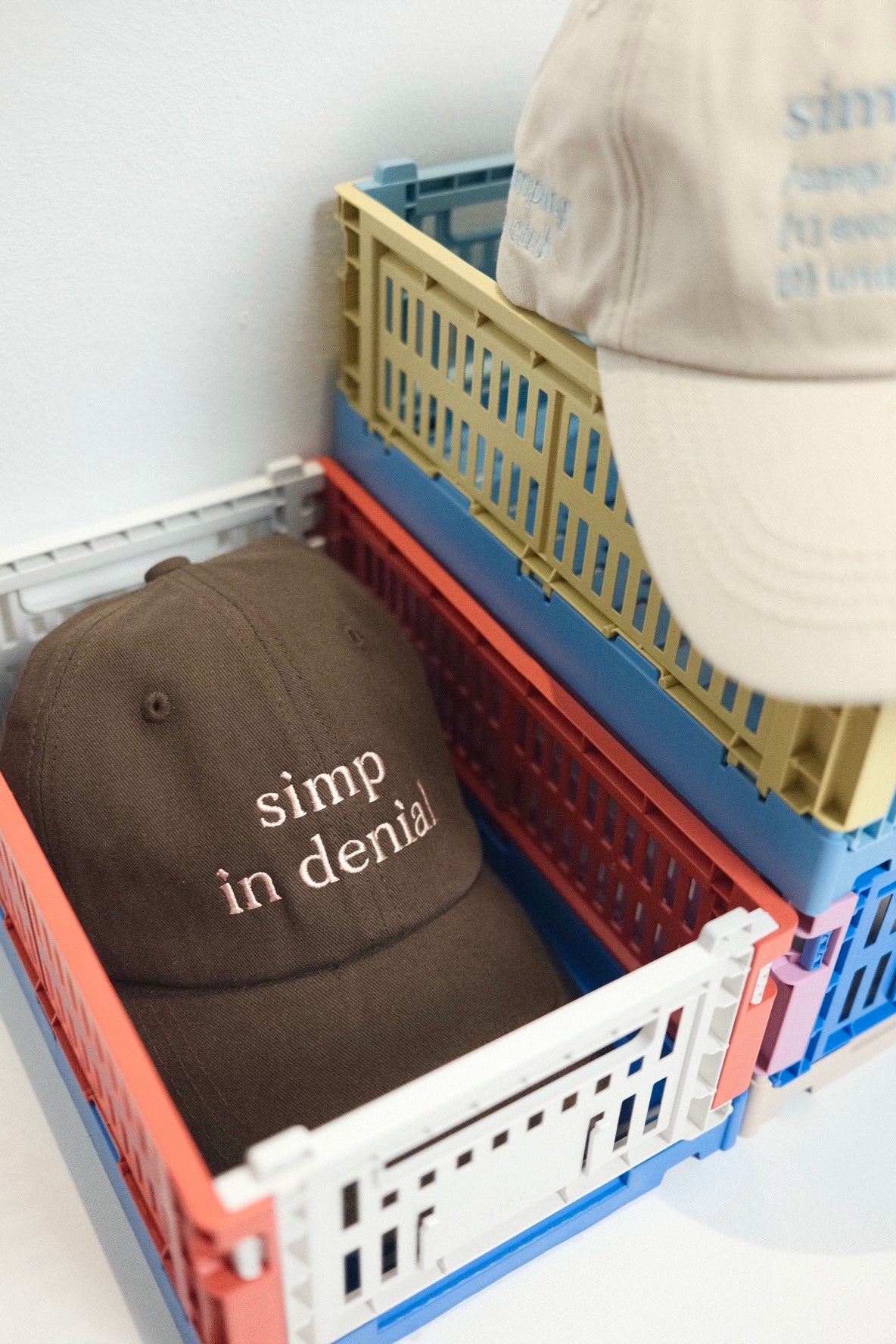 “Denial” embroidery cap