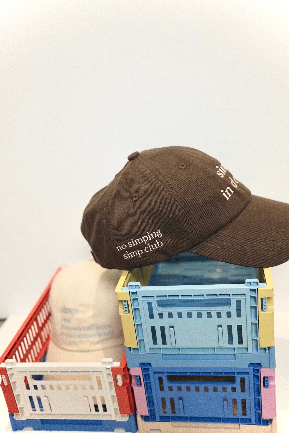 “Denial” embroidery cap