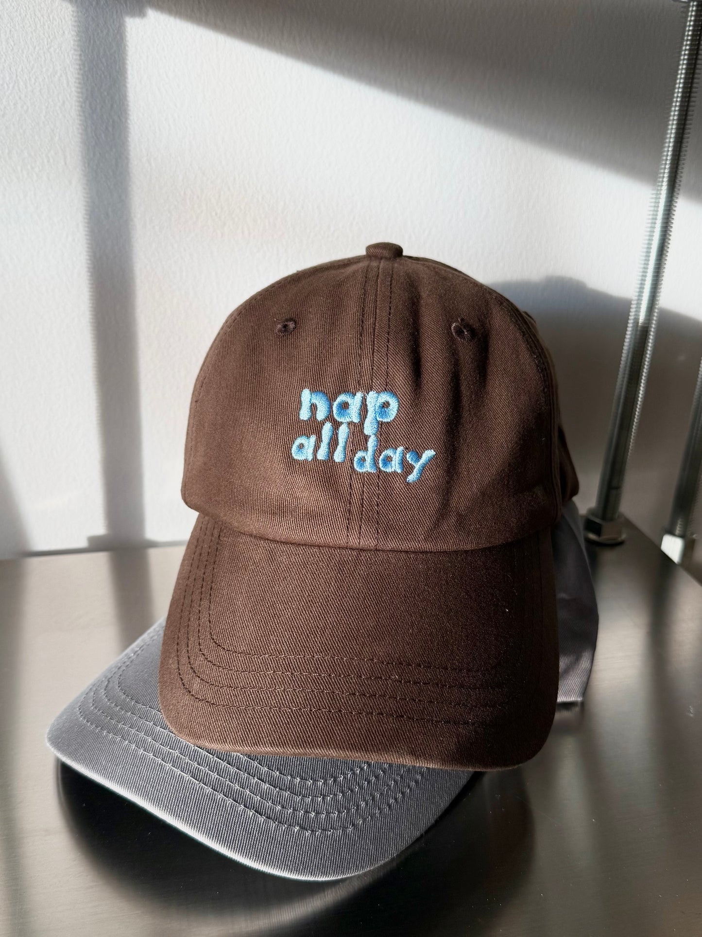 "Nap all day" embroidery cap (Pre-order)