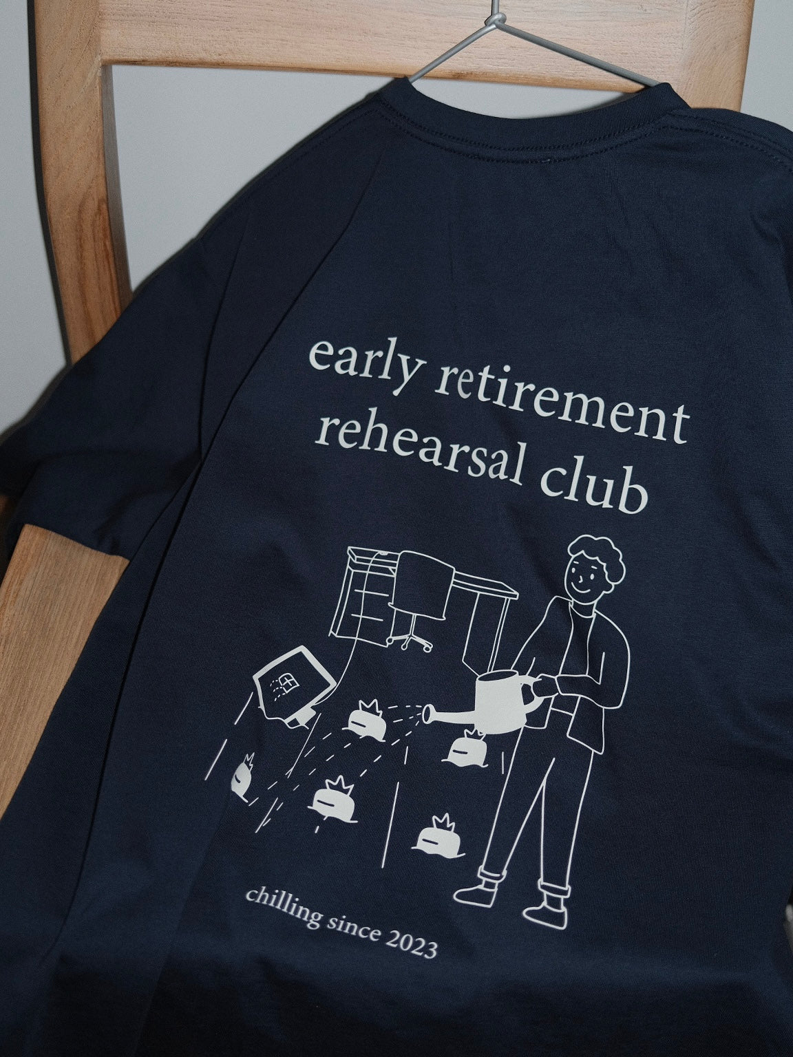 Farming - Early retirement rehearsal club graphic T-shirt