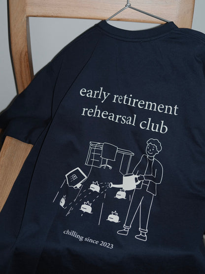 Farming - Early retirement rehearsal club graphic T-shirt