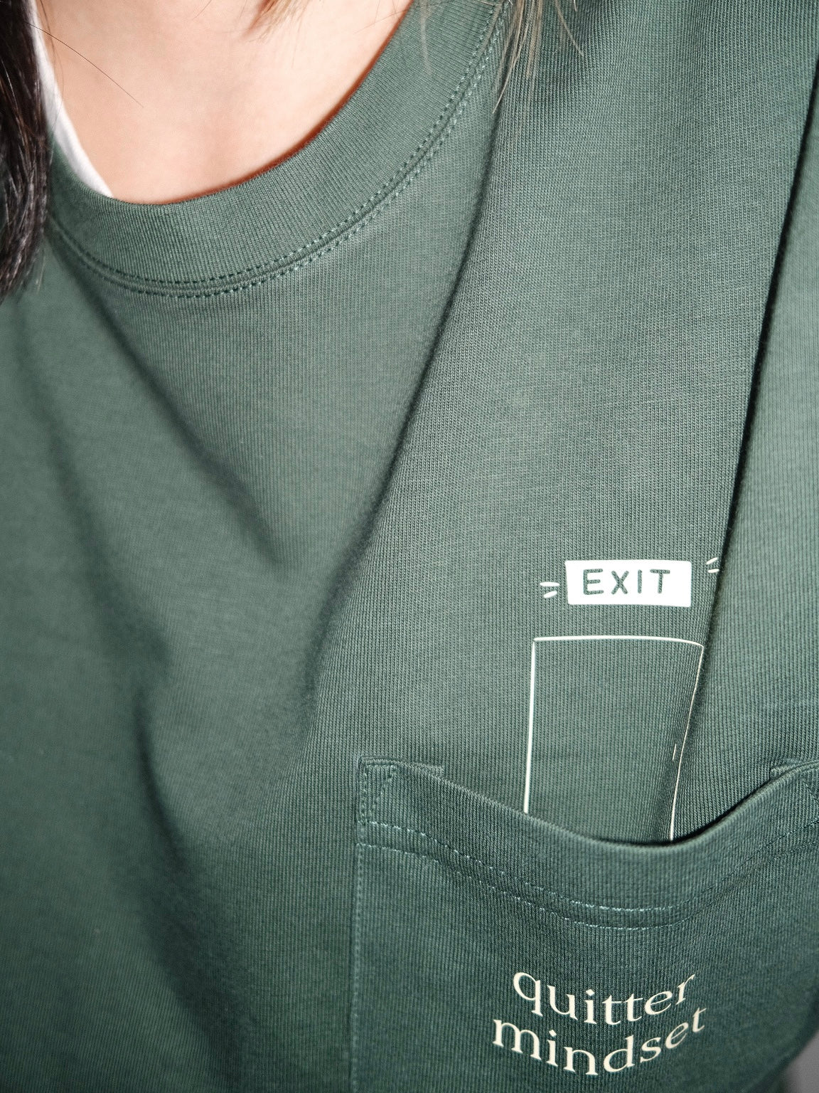 Quitter mindset T-shirt - exiting (pre-order)