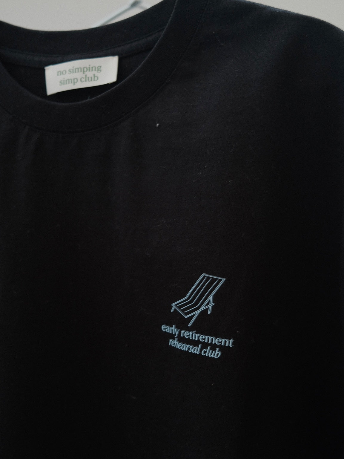 Early retirement rehearsal club graphic T-shirt (pre-order)