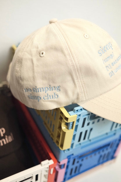 “Definition” embroidery cap