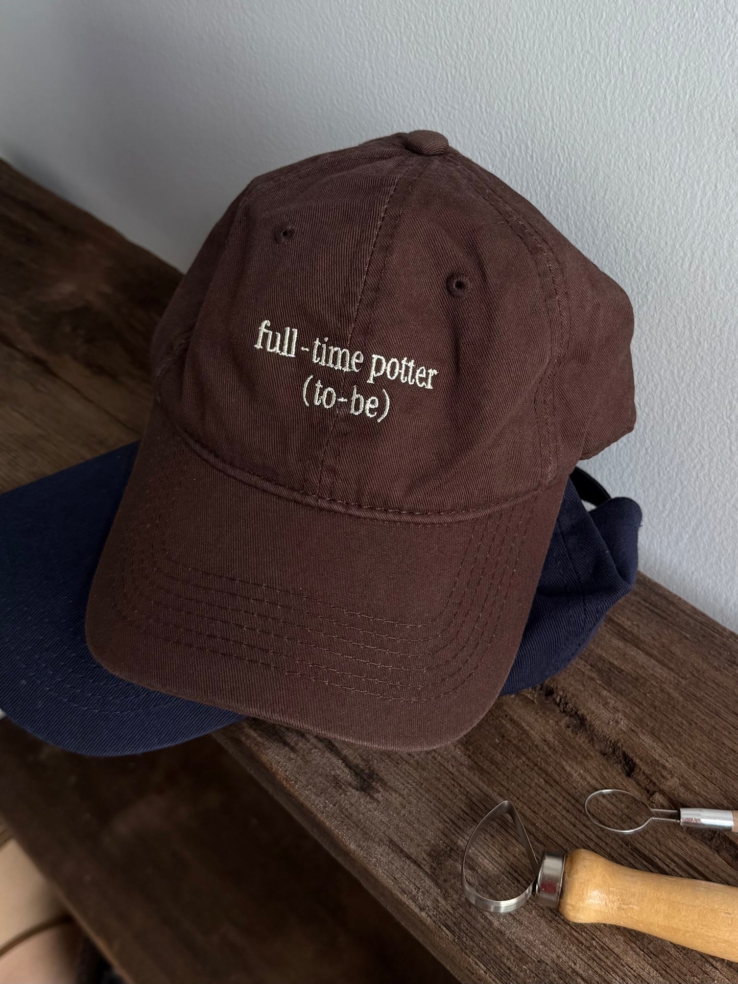 "Full-time potter" Cap (pre-order)