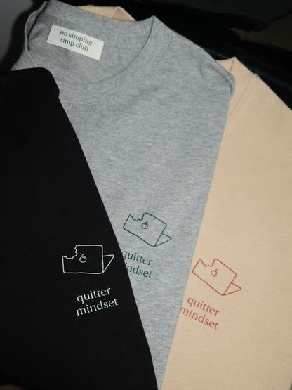 Quitter mindset T-shirt - breakfasting (pre-order)