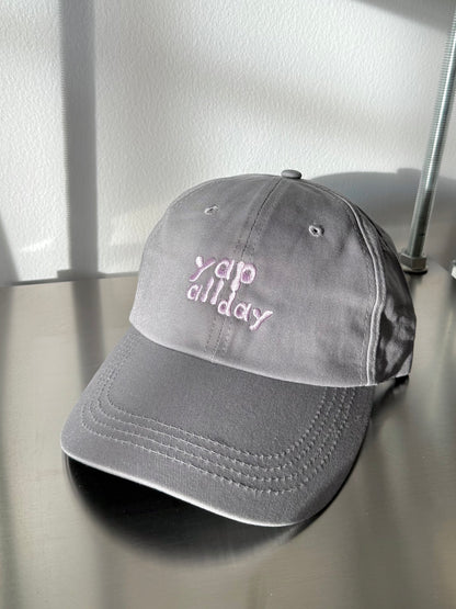 "Yap all day" embroidery cap