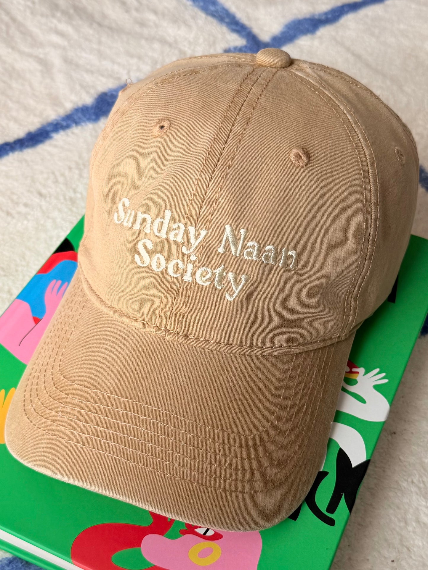 "Sunday Naan Society" embroidery cap (pre-order)