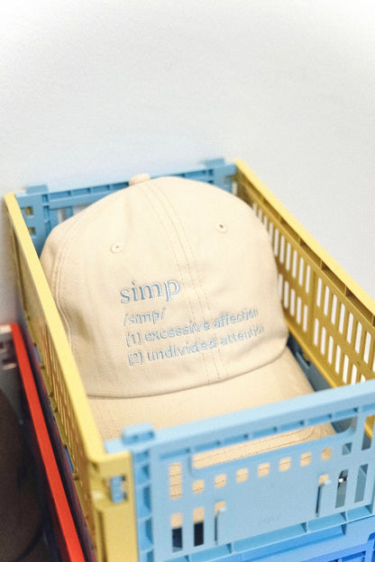 “Definition” embroidery cap