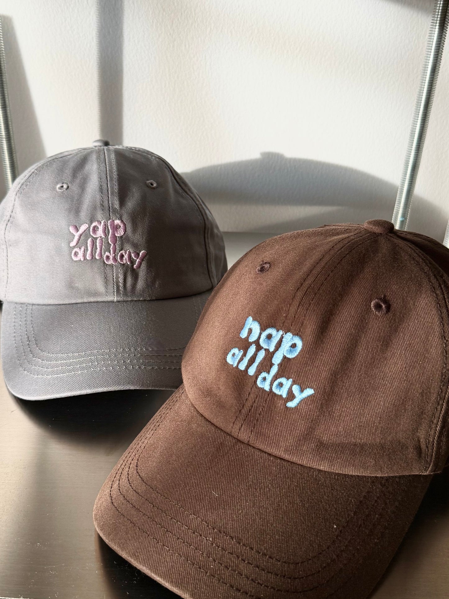 "Nap all day" embroidery cap (Pre-order)