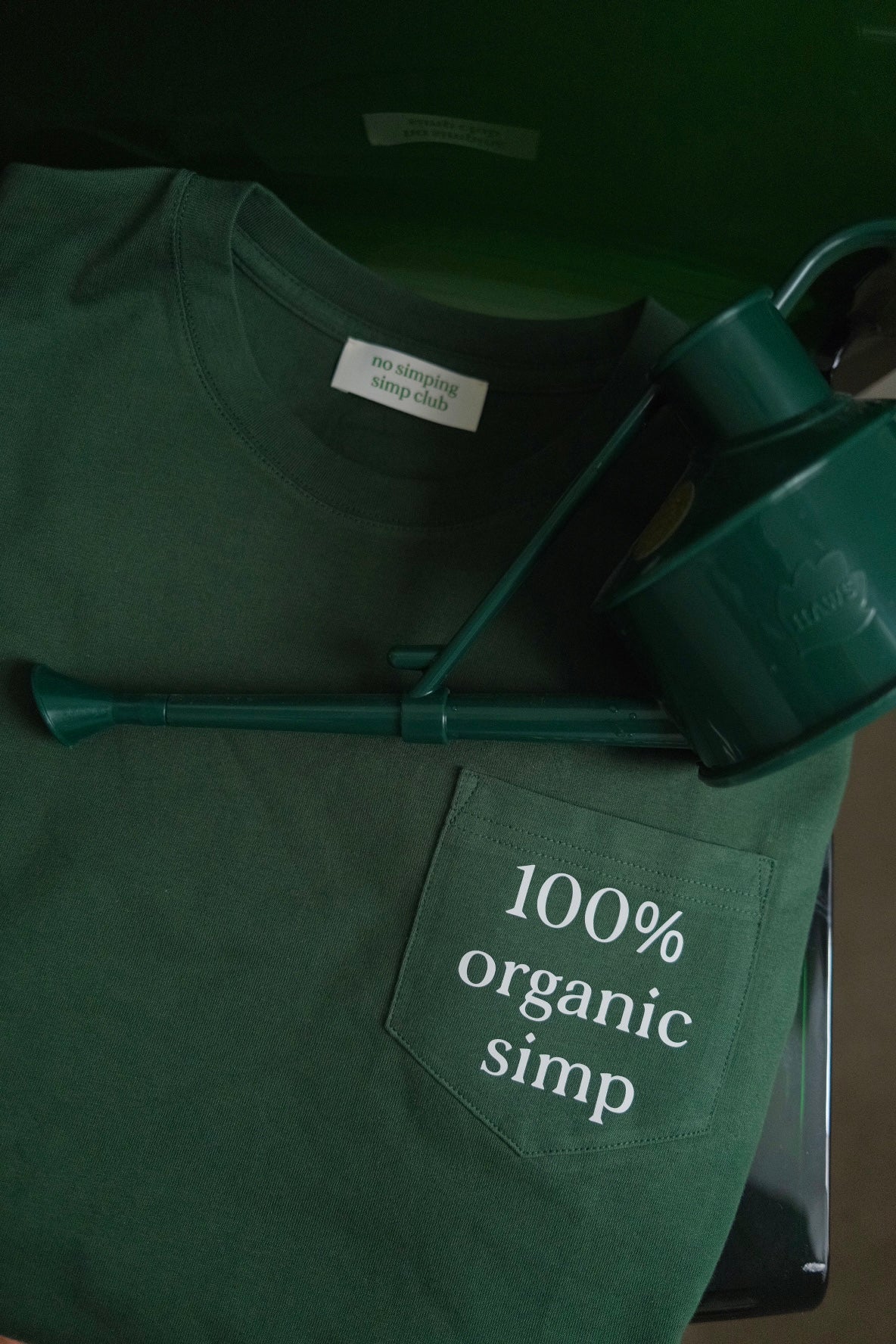 100% Organic Simp pocket T-shirt (pre-order)