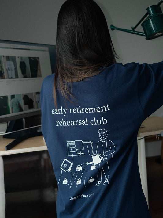 Farming - Early retirement rehearsal club graphic T-shirt