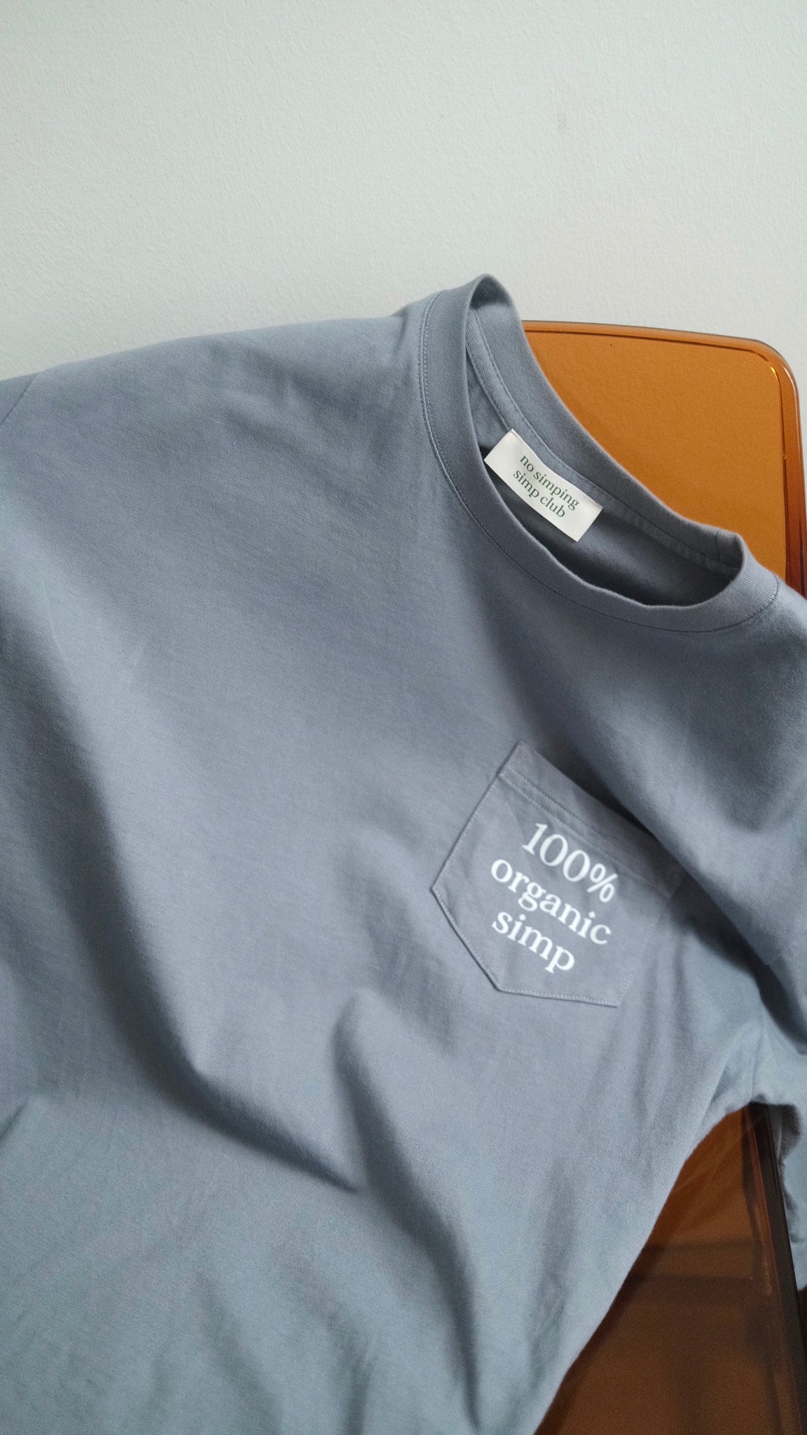 100% Organic Simp pocket T-shirt (pre-order)