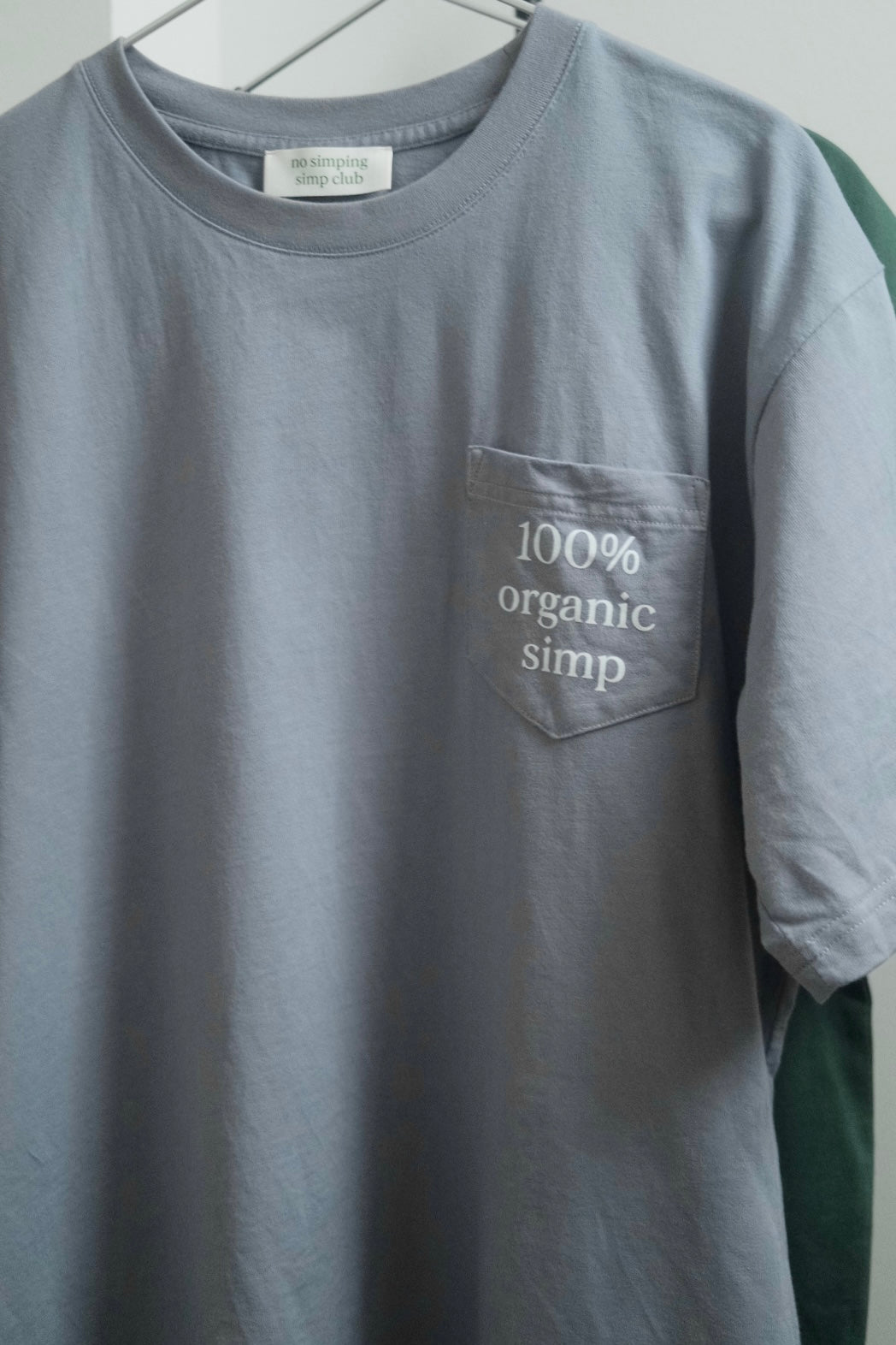 100% Organic Simp pocket T-shirt (pre-order)