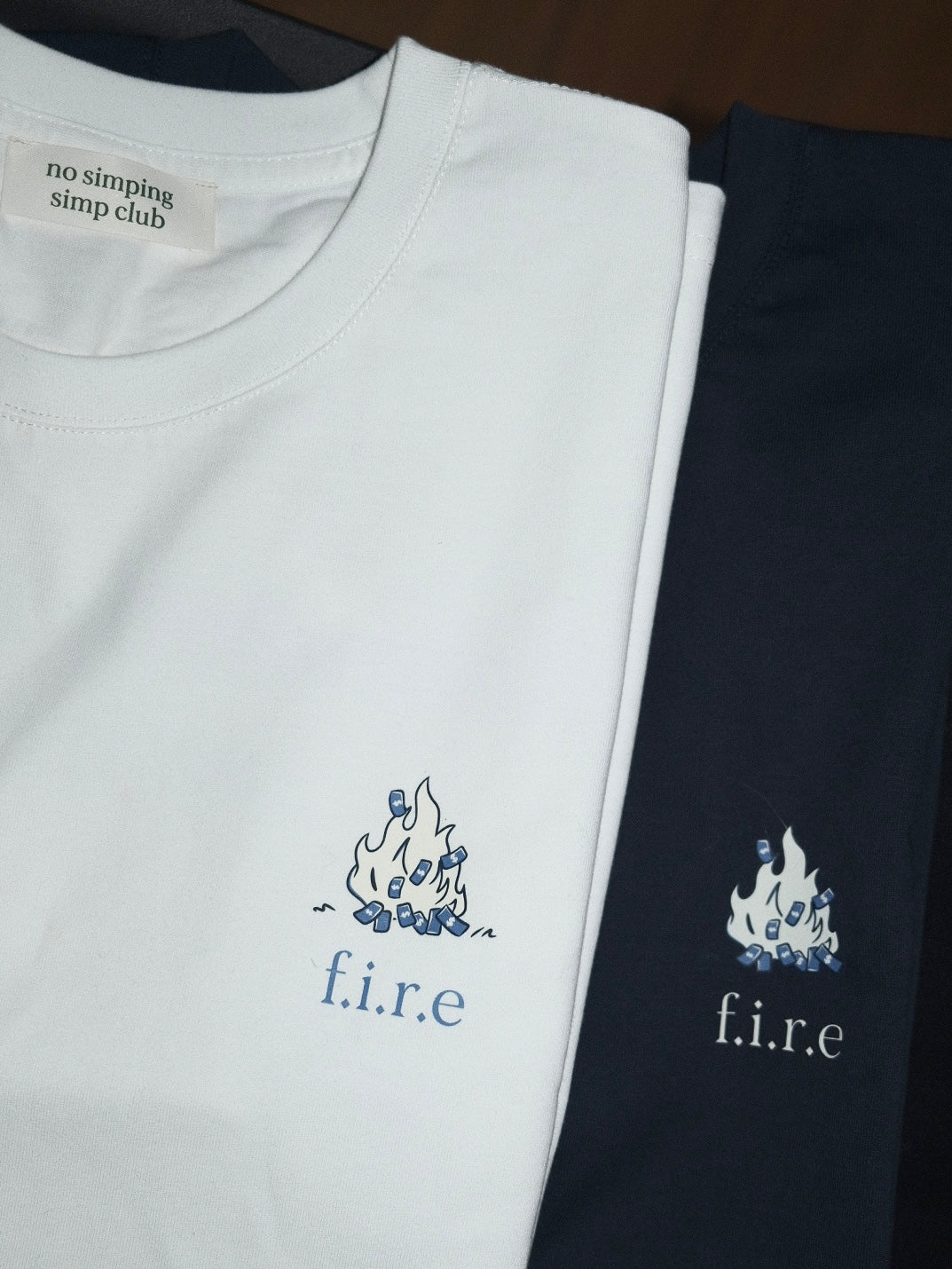 financially irresponsible retire early(f.i.r.e) graphic T-shirt (pre-order)