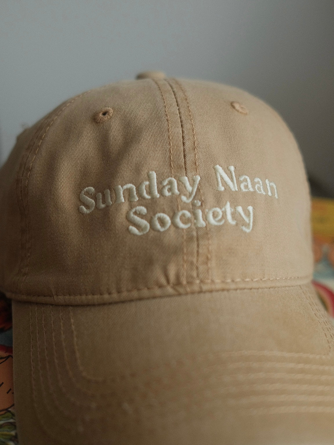"Sunday Naan Society" embroidery cap (pre-order)