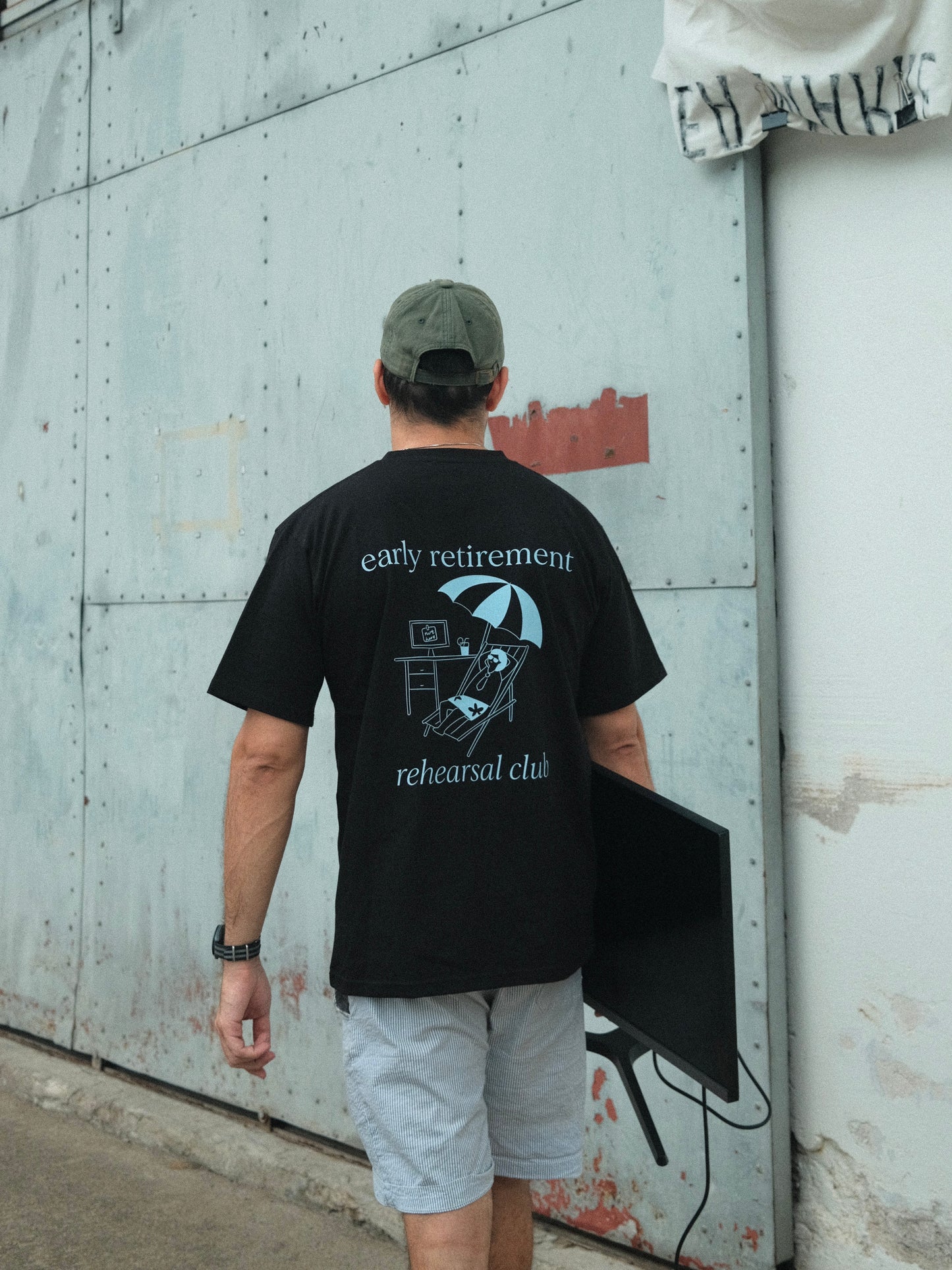 Vacationing - Early retirement rehearsal club graphic T-shirt