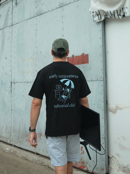 Vacationing - Early retirement rehearsal club graphic T-shirt