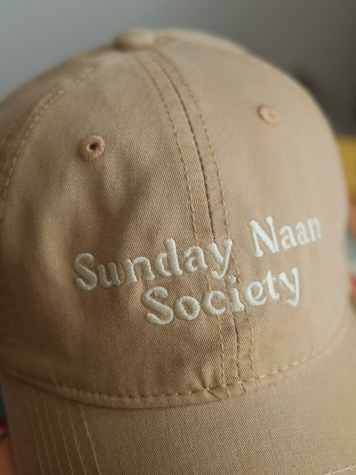 "Sunday Naan Society" embroidery cap (pre-order)