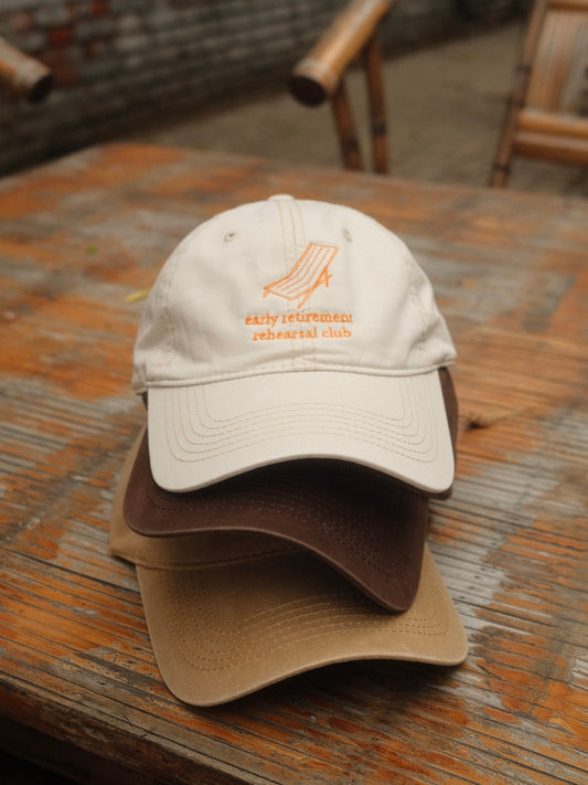 "Early retirement" embroidery cap