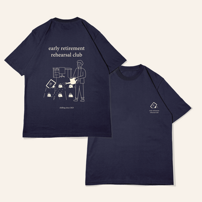 Farming - Early retirement rehearsal club graphic T-shirt