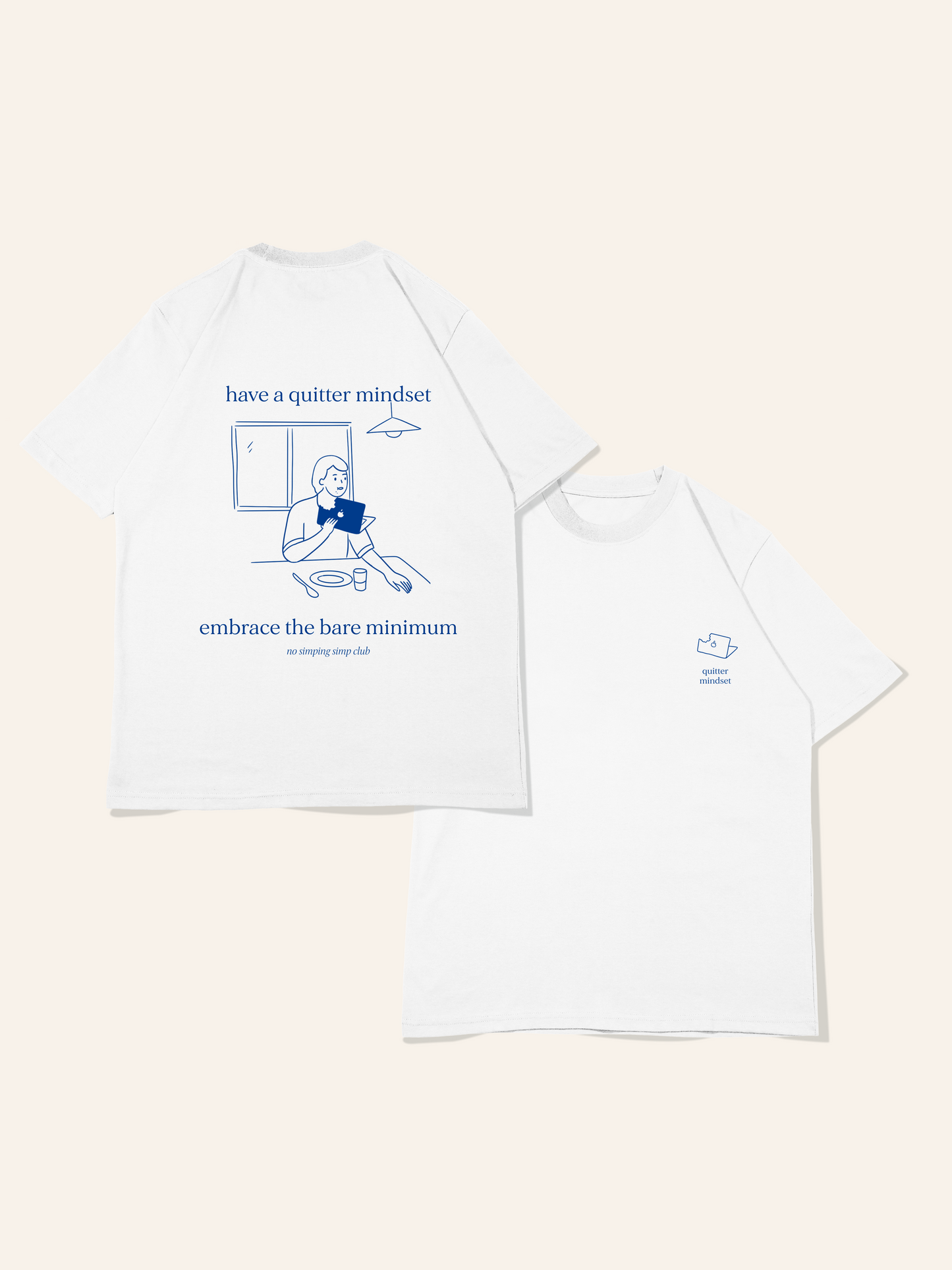 Quitter mindset T-shirt - breakfasting (pre-order)